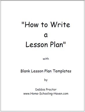 writing a lesson plan will ensure that you are prepared for your create a lesson plan template