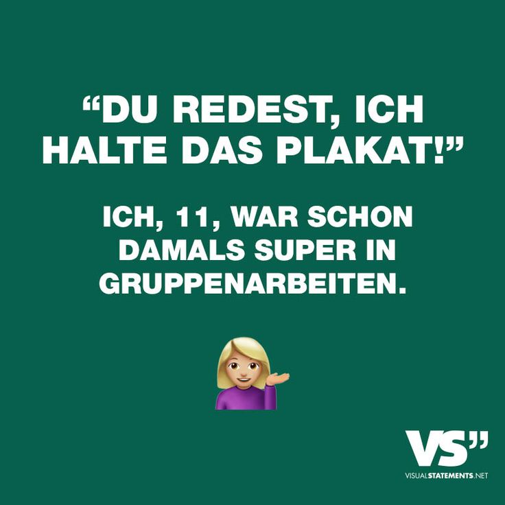 Visual Statements®️ Du redest, ich halte das Plakat. Ich, 11, war schon damal...