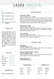 templates curriculum vitae