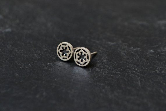 Star Wars Cufflinks Gift For Him Sci Fi Movie Cufflinks Jewelry Geek 925 Sterling Silver Cufflinks Galactic Empire Cufflinks