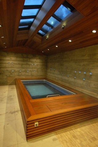 With An Endless Pool You Can Swim In Place Even In Narrow Spaces Where You Could Never Fit A Lap Pool This I Endless Pool Swimming Pools Indoor Outdoor Pool