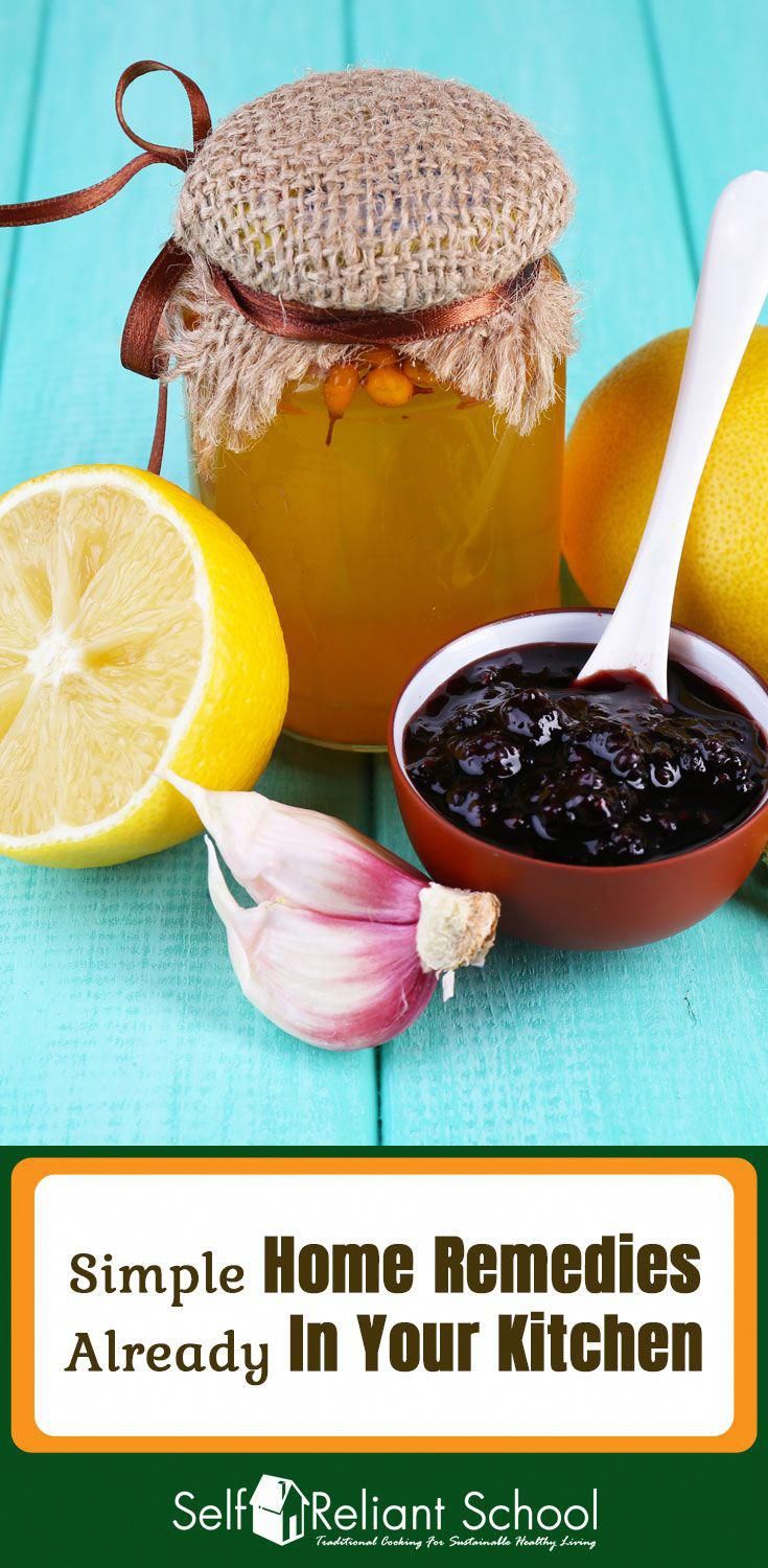 Recipes for several natural home remedies using ingredients that you probably already have in your kitchen. #beselfreliant via @sreliantschool