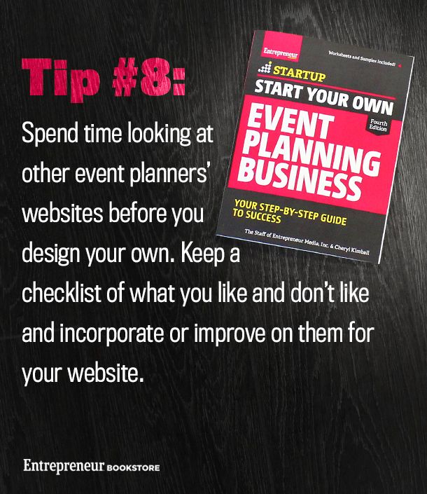 party planning web site
