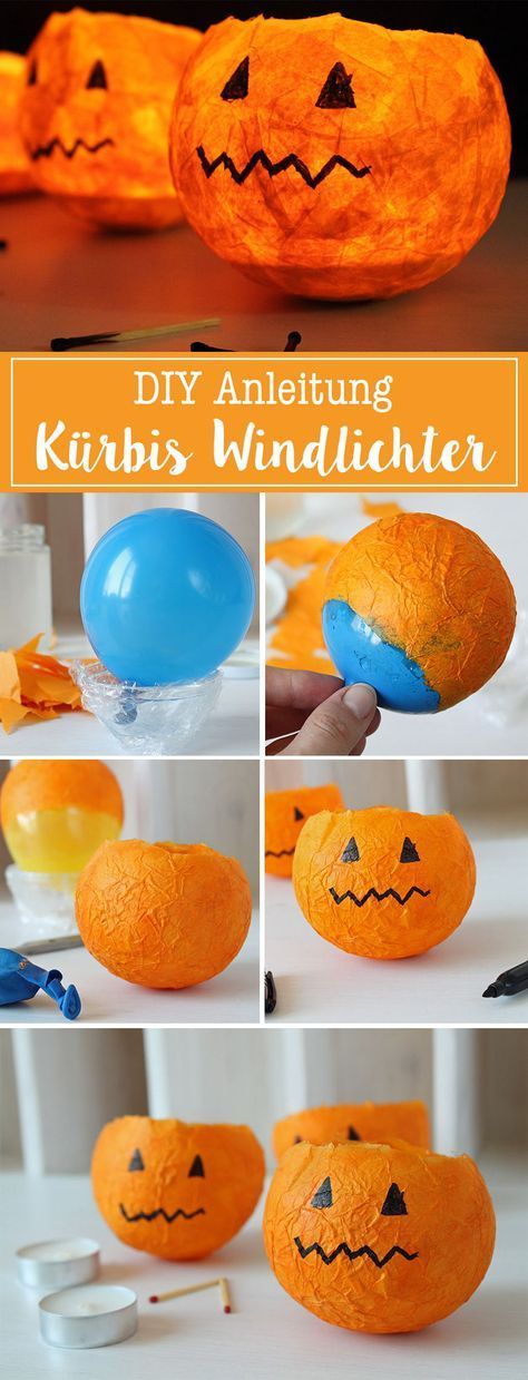 Diese Halloween-Deko ist im wahrsten Sinne des Wortes Kinderleicht gemacht: dies...