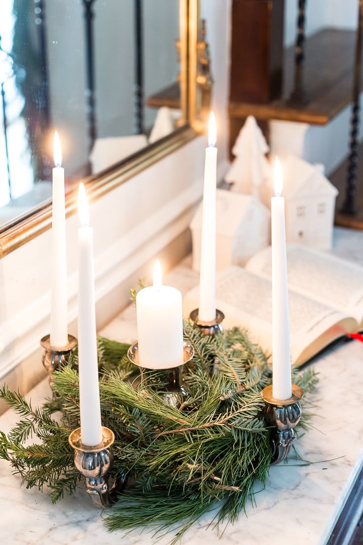 Classic Christmas Foyer | Christmas foyer, Foyer decorating, Glam