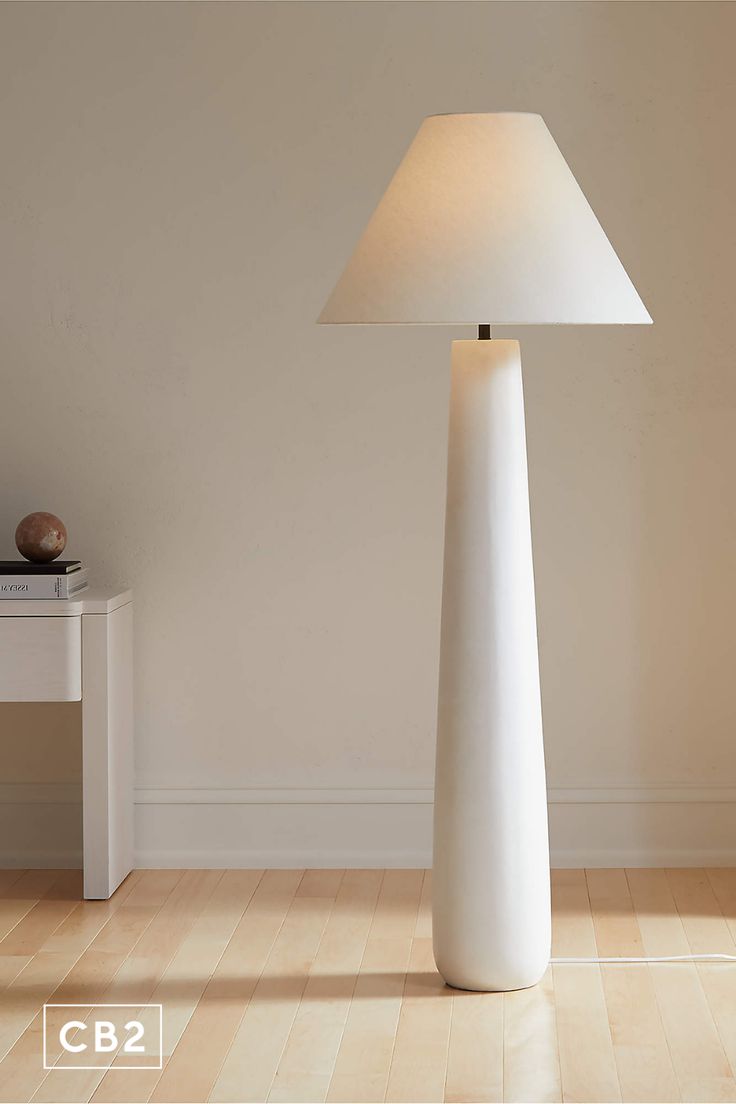 Polar White Cement Table Lamp by Kara Mann + Reviews