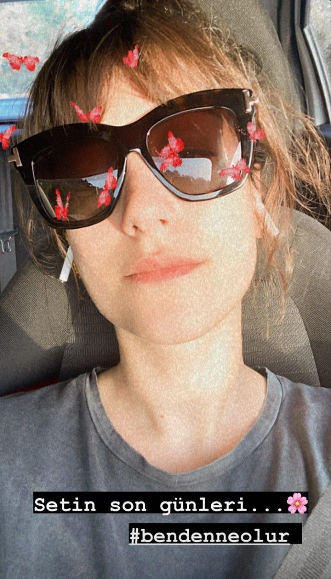 Pin By Turkish Series And Celebrities On Hazal Kaya Square Sunglasses Women Sunglasses Oakley Sunglasses