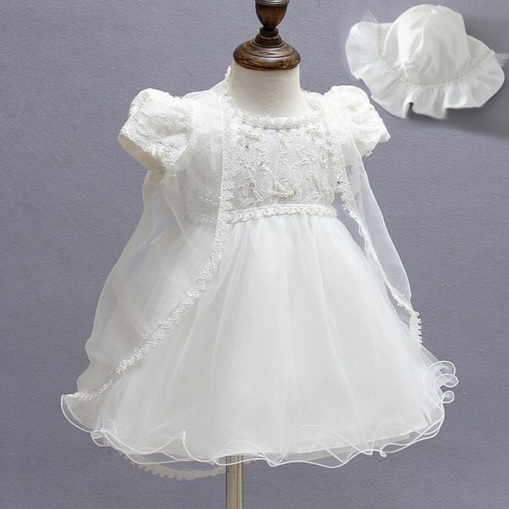 Newborn Baby Girl 1 año de cumpleaños vestido de encaje Newborn Baby Girl 1 año de cumpleaños vestido de encaje