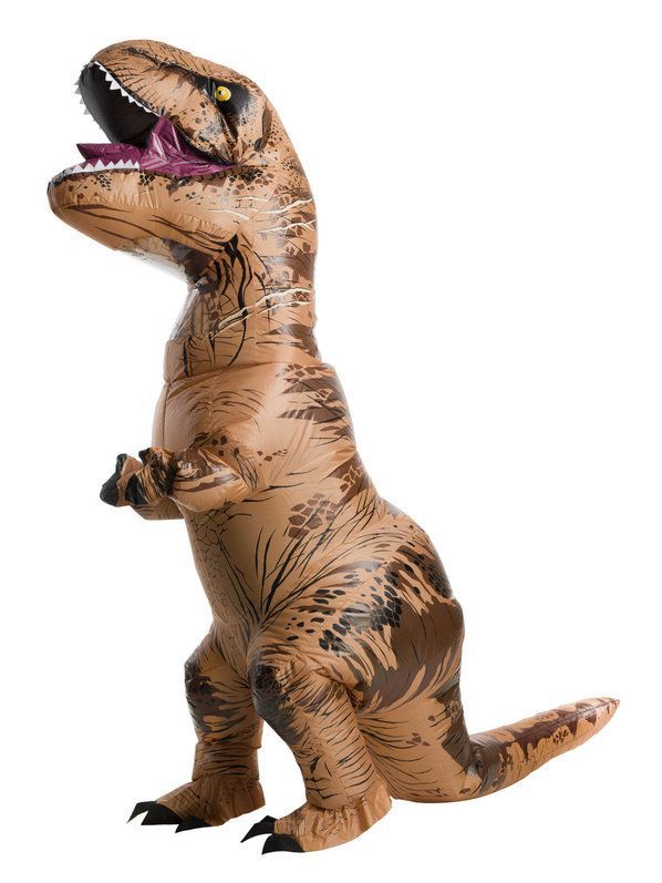 Adult Jurassic World Dinosaur Velociraptor Blue Costume 2 Sizes Fancy Dress
