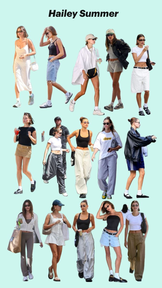 Hailey Summer in 2025 | Casual style outfits, Minimalist fashion summer