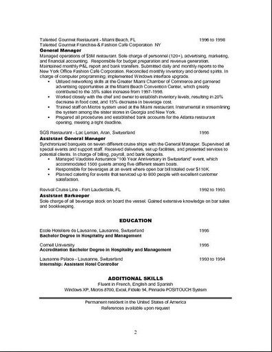 Free Printable Resumes For A Restaurant Printable Resumes - restaurant bookkeeper sample resume Free Printable Resumes For A Restaurant Printable Resumes - restaurant bookkeeper sample resume