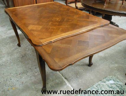 29 Best Antique French Tables Images On Pinterest Dining Room Antique French Parquetry Heavy Oak Extension Dining Table