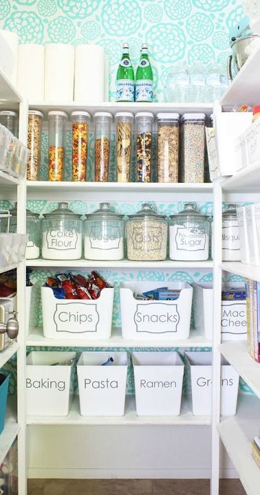 This organized pantry is what dreams are made of! With a space for all your cook...