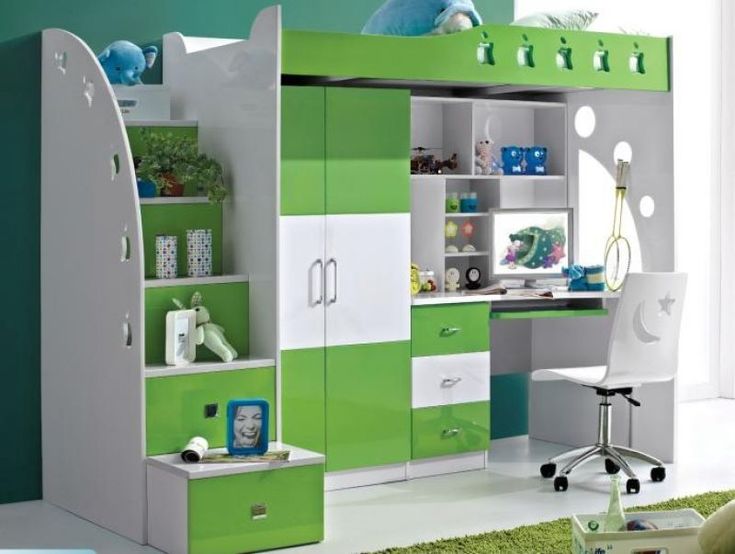 kids loft bed with computer desk, wardrobe & storage, many designs kids loft bed with computer desk, wardrobe & storage, many designs