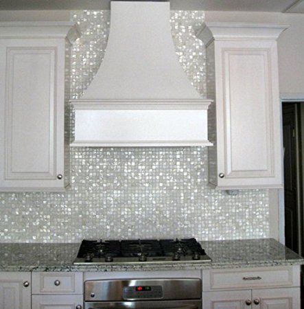 130 Best Mother Of Pearl Images On Pinterest Pearls Oyster Mother Of Pearl Square Shell Mosaic Tile For Kitchen Backsplashes