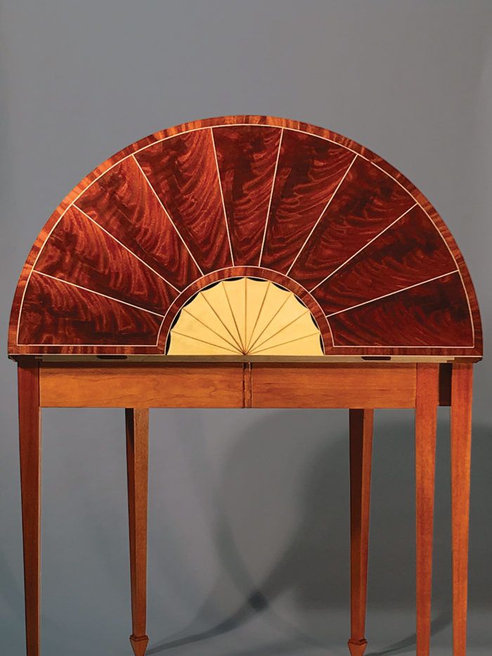 Federal Style Demilune Table By Rob Kutner San Francisco Calif By Rob Kutner San Francisco Calif This Federal Style Demilune Is S Interpretation Of A Reproduction Ohio Furniture Maker Millard