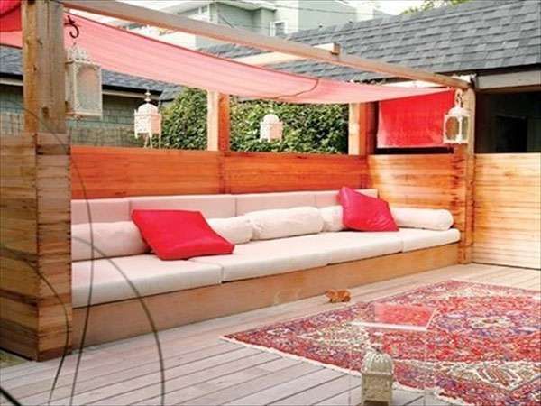 16 idées créatives de salons de jardin en palettes