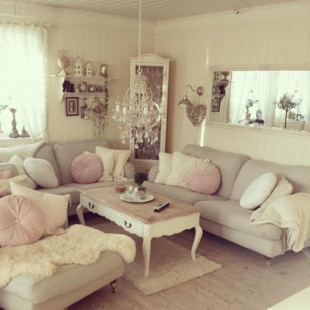 70 Antique Shabby Chic Living Room Decorations Ideas With Images