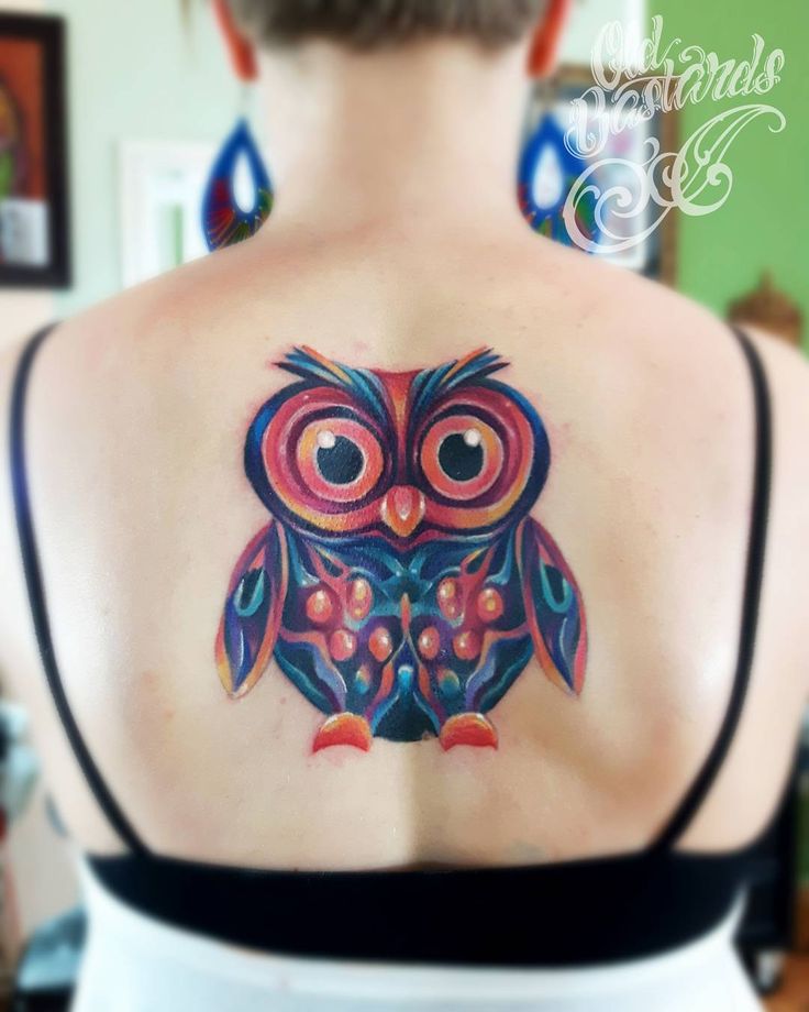 colorful cartoonish owl animal tattoo designs pinterest colorful cartoonish owl animal tattoo designs pinterest