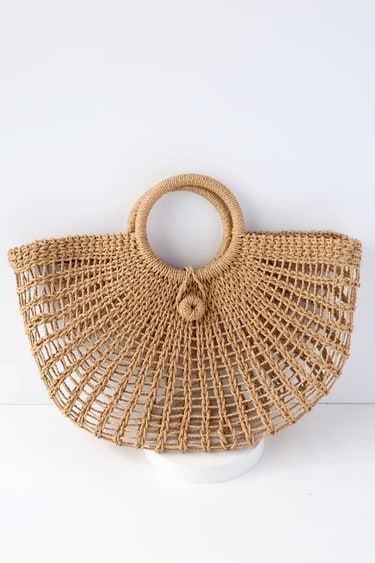 Market Marvel Tan Woven Tote 1 Woven Bag Tan Tote Bag Crochet Tote Pattern