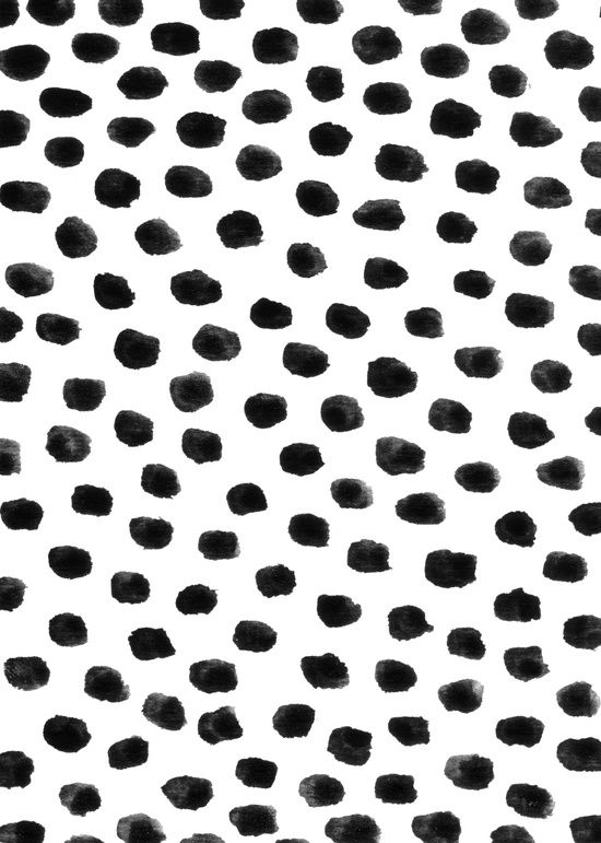 Painted Polka Dot Print Black White Pattern Georgiana Painted Polka Dot Print Black White Pattern Georgiana Paraschiv Design Inspiration Pinterest Prints Art And Patterns