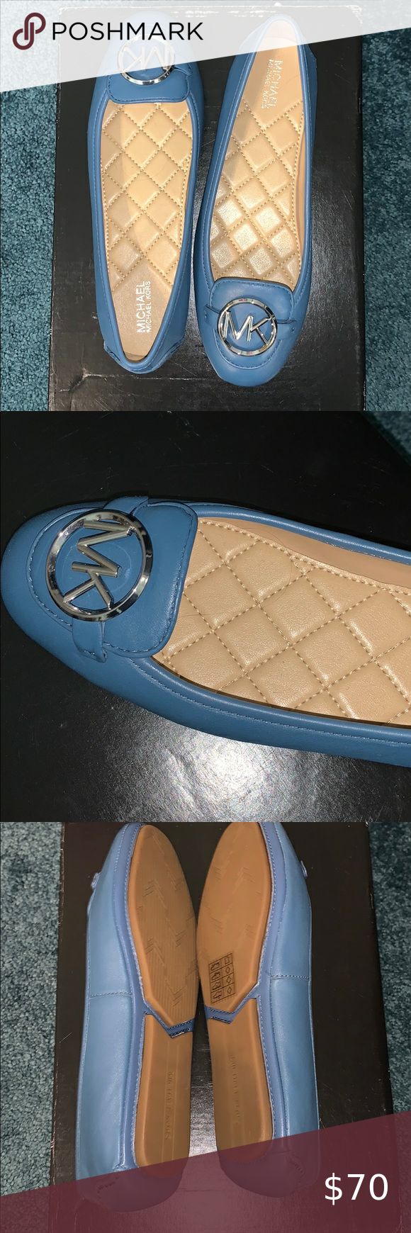 Michael kors 2024 blue flats