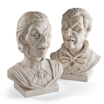 velma and evander interactive marble halloween busts halloween decorations and traditional clothes racks