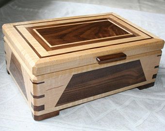 Wood Jewelry Box Wooden Keepsake Wood Jewelry Box Wooden Keepsake