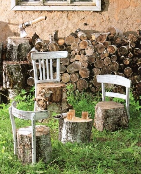 DIY Gartenmöbelideen - Kleines Stück von mir #gartenmobelideen #kleines #stuc...