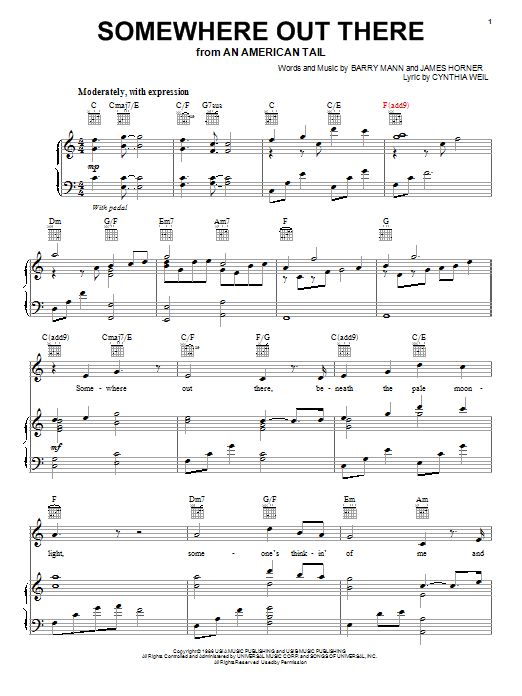 11 best music to my ears images on pinterest sheet music music somewhere out there piano sheet music