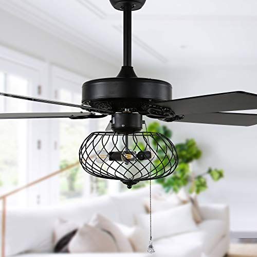 42 Modern Industrial Ceiling Fan With Lights And Remote Control Fandelier Reversible Bla Light 42 Modern Industrial Ceiling Fan With, Modern Industrial Ceiling Fan