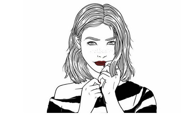 Resultado De Imagen De Chica Dibujo