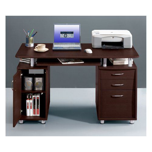 techni mobili computer desk lots storage techni mobili complete computer workstation with cabinet and drawers chocolate school stuff pinterest desk storage home techni mobili computer desk lots storage techni mobili complete computer workstation with cabinet and drawers chocolate school stuff pinterest desk storage home