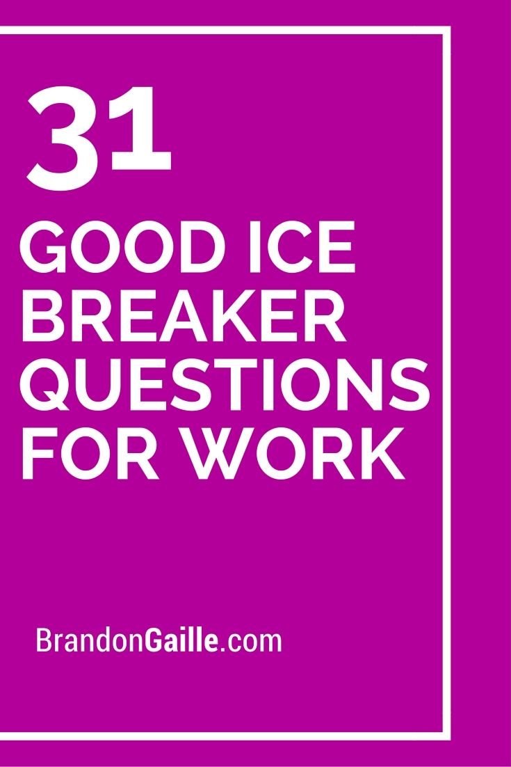Good icebreakers for online dating