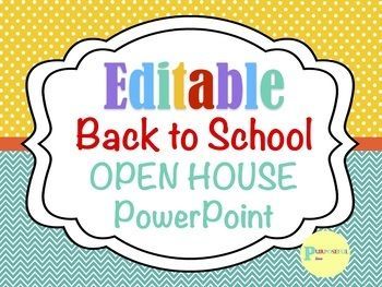 editable open house back