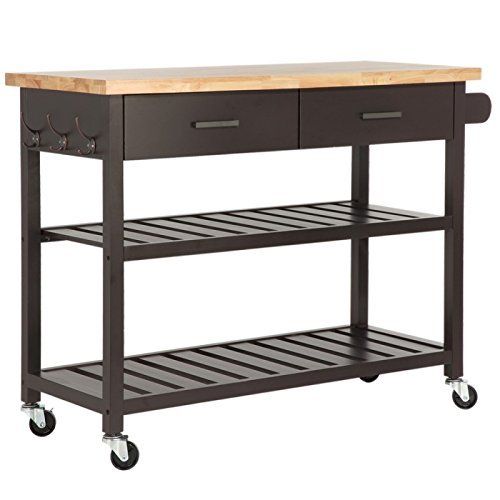 Homegear Open Storage Kitchen Storage Cart Island Homegear Open Storage Kitchen Storage Cart Island