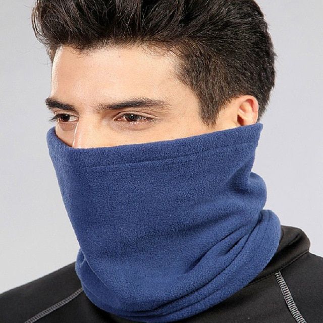 Unisex Motorcycle Balaclava Neck Tube Scarf Snood Warmer Bike Face Cover Bandana
