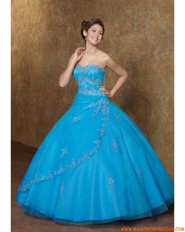 Poofy Turquoise Prom Dresses 2016