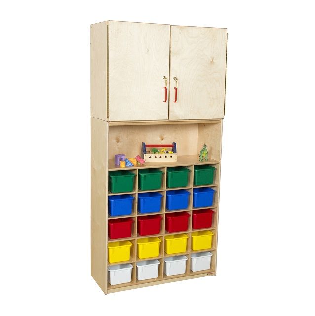 90 Best Storage Organize Images On Pinterest Baby Wooden Vertical Storage Center With Locking Cabinets And 20 Cubbies