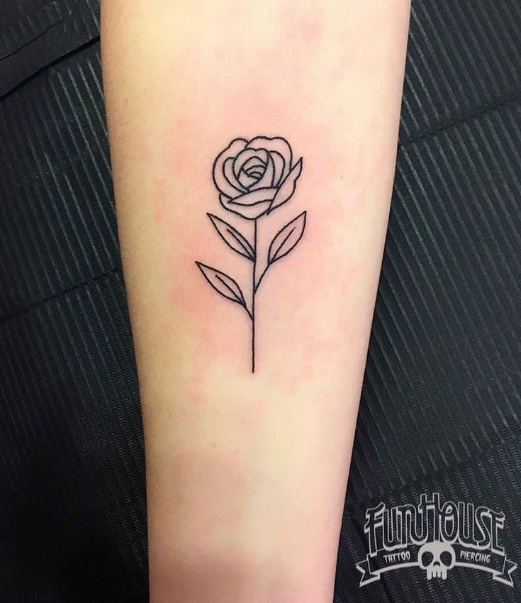 rose tattoo minimalist rose tattoo minimalist