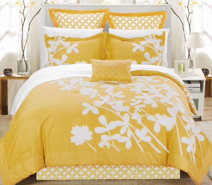 29 best home interior yellow theme images on pinterest bedroom yellow queen sheet set