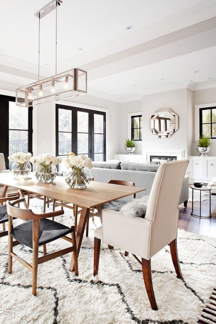Dining Room And Living Room Combined Elegant Small Living Room Dining Room Combination Desain Interior Interior Rumah Mewah Interior