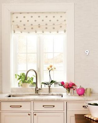 Polka Dot Roman Brabourne Farm Kitchen Dining White Polka Dot Roman Brabourne Farm Kitchen Dining White Pinterest Grey Fabric And Fabrics