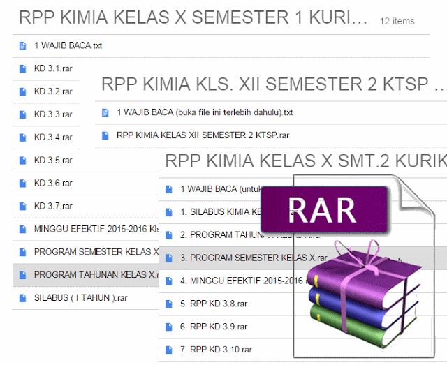 Rpp Silabus Prota Prosem Kkm Kimia Sma Kurikulum Kelas Xi Xii