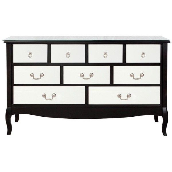 New Elysee 9 Drawer Chest With Mirrored Front 565 Liked On New Elysee 9 Drawer Chest With Mirrored Front 565 Liked On Polyvore Featuring Home Furniture Storage Shelves Dressers B