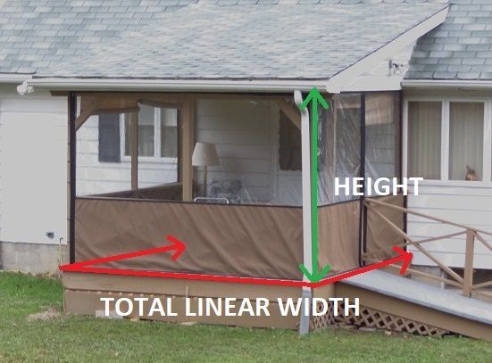 Clear Vinyl Plastic Panel Enclosures For Porch Patio Projects Clear Vinyl Plastic Panel Enclosures For Porch Patio