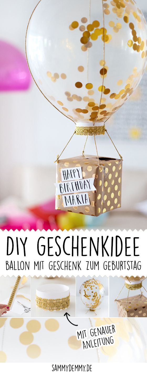 Geburtstagsgeschenke selber machen: Drei DIY Ideen