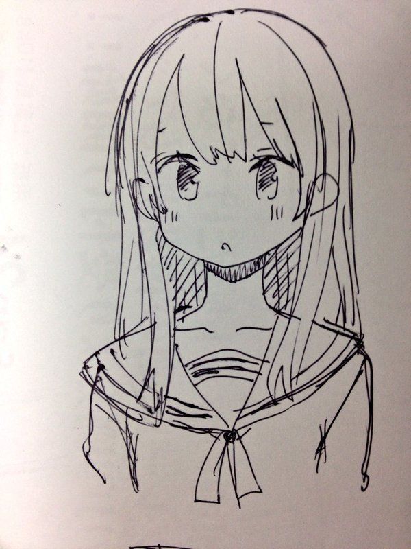 How to draw a girl anime