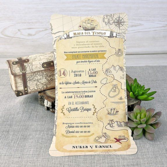 Boda danksagungskarten individualmente texto foto-mapa del tesoro como botellas post Boda danksagungskarten individualmente texto foto-mapa del tesoro como botellas post