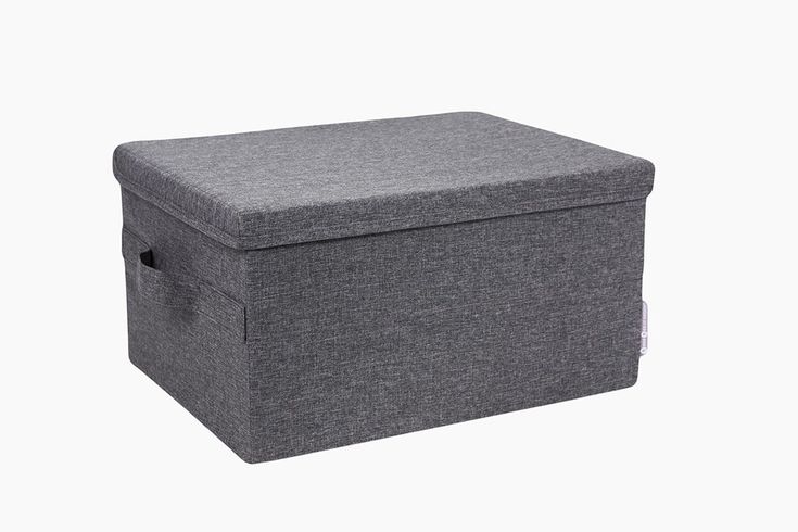 Grey Fabric Storage Box With Lid By Bigso Sweden In 2021 Boxes Cubes Grey Fabric Storage Box With Lid By, Grey Material Storage Boxes